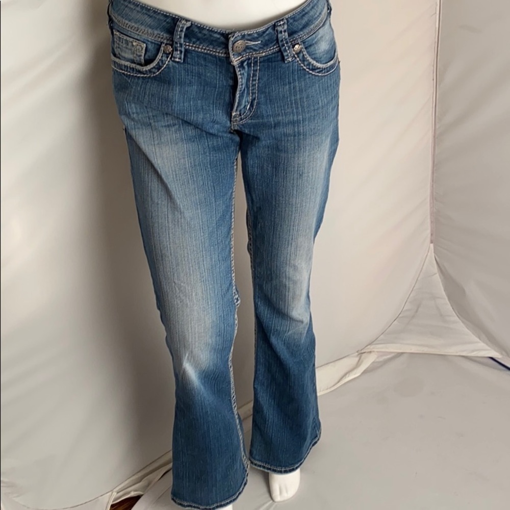 Silver Suki blue bootcut blue denim jeans 30/32